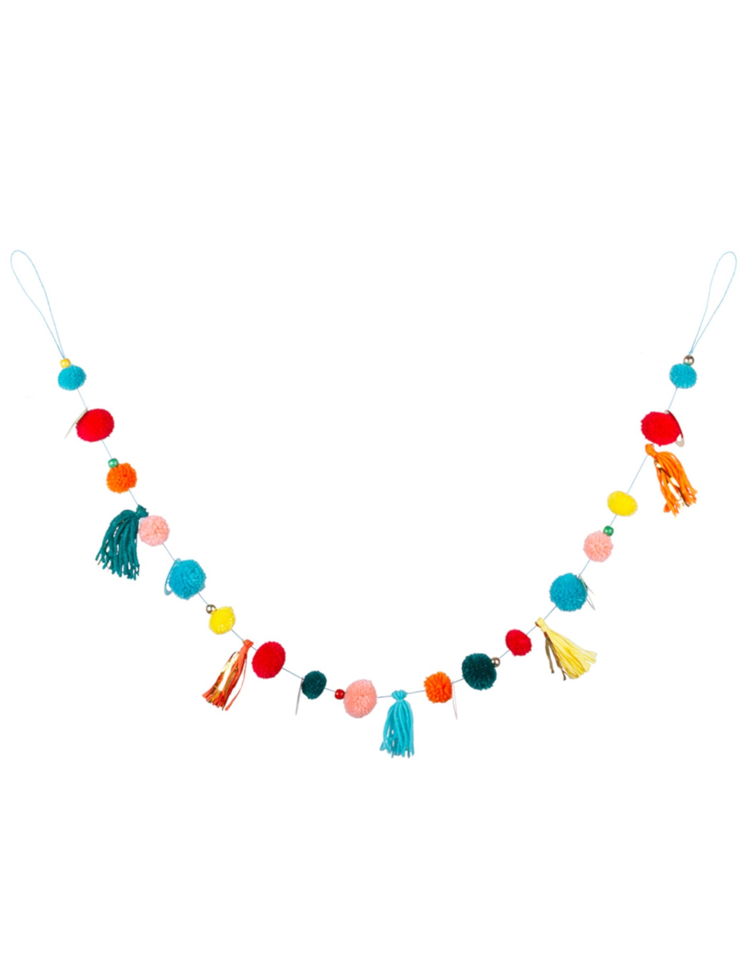 POMPOM MULTICOLOR Garland 125 cm