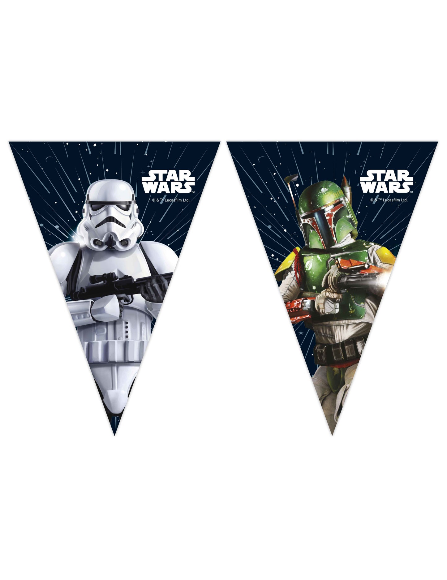 Star Wars Galaxy 2,3 m Pennants Paper