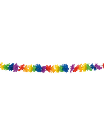 Garland multicolorat cu flori 3 metri