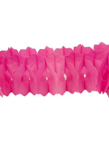 Fuchsia hârtie Garland 15cm x 4m