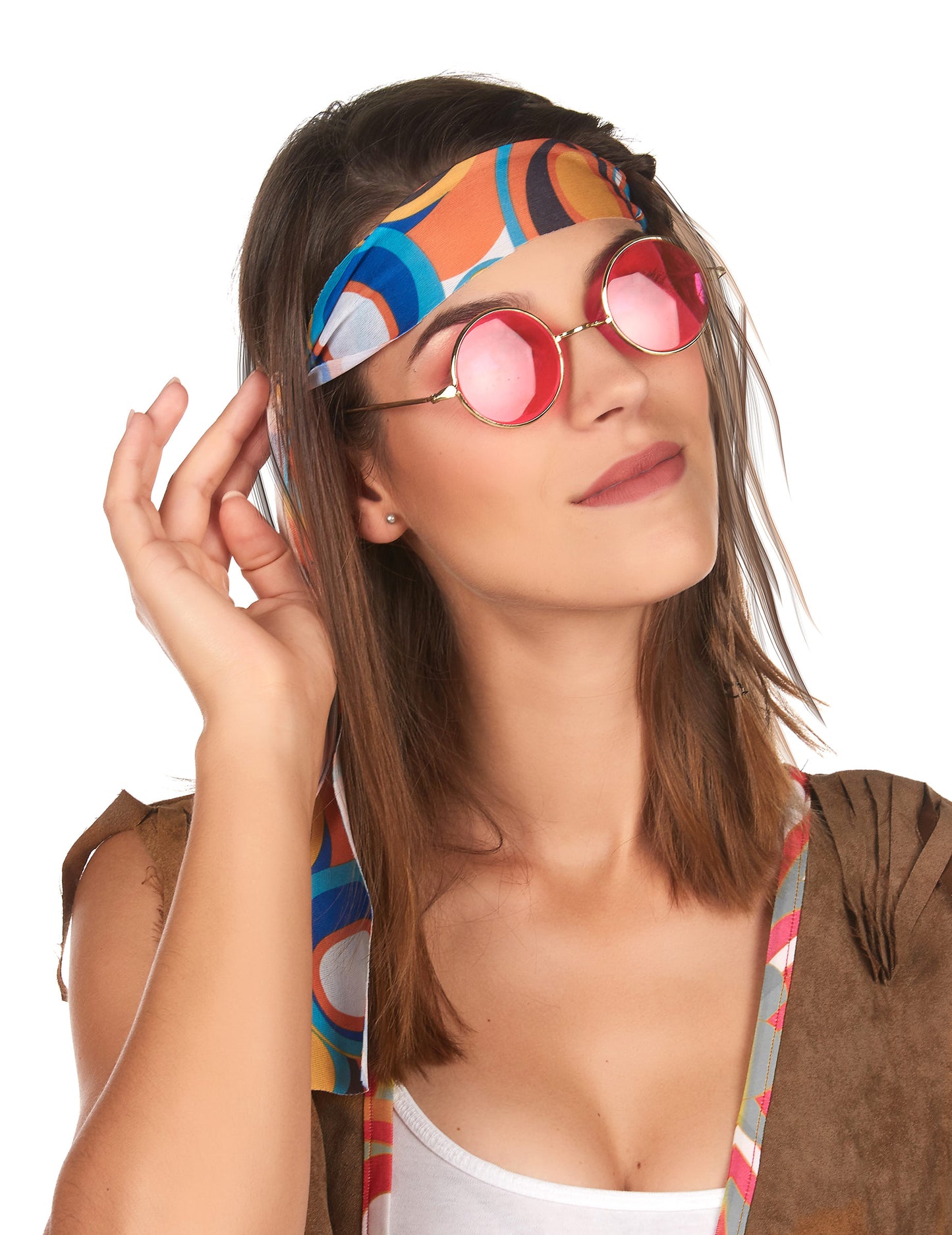 Kit de accesorii pentru hippie pentru adulți retro