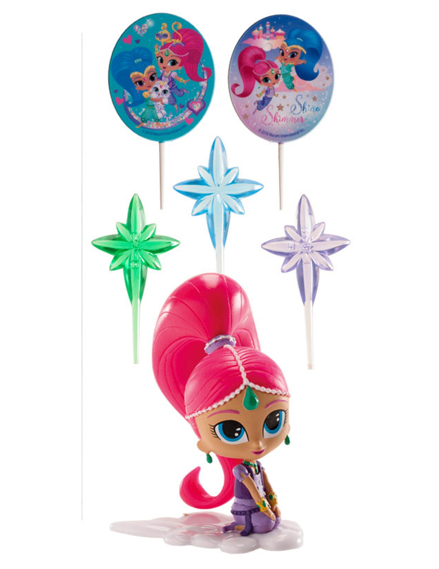 Shimmer and Shine Kit de decorare de 8 cm