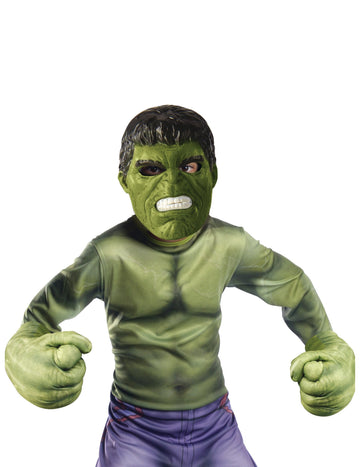 Hulk Child Mask și mănuși uriașe