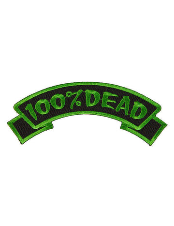 100% patch -ul gotic verde mort și negru