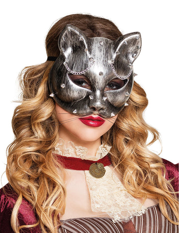 Wolf Silver Cat Adult Steampunk