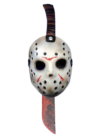 Jason Plastic Machete and Plastic Mask vineri 13