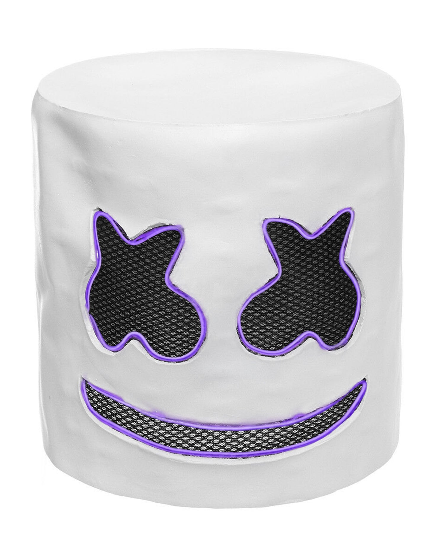 Mask DJ Marshmallow LED Purple Adult