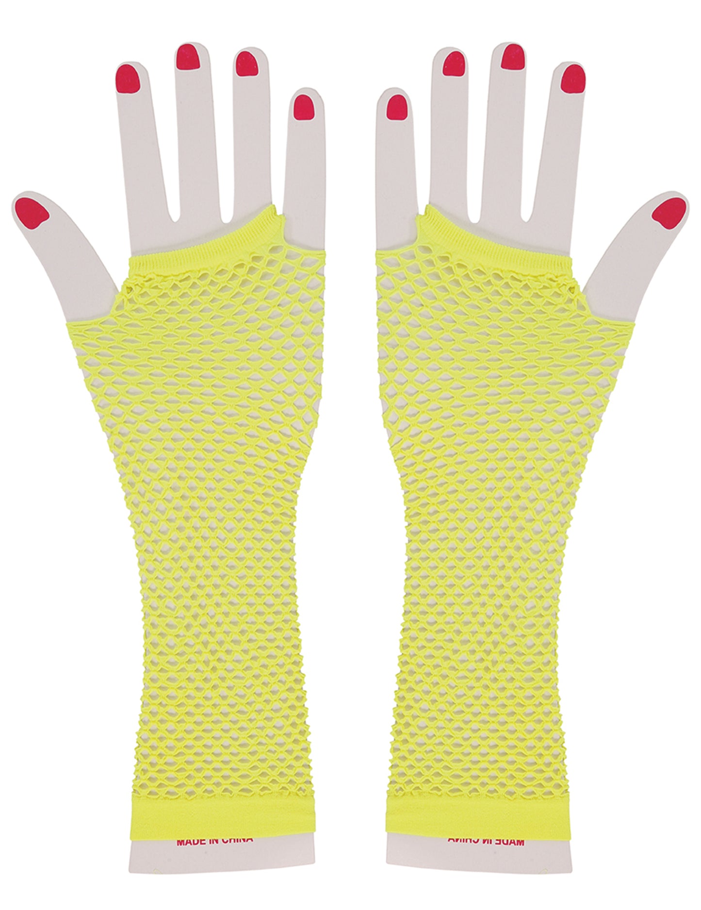 Mittens Long Fluo Galben Women Resil