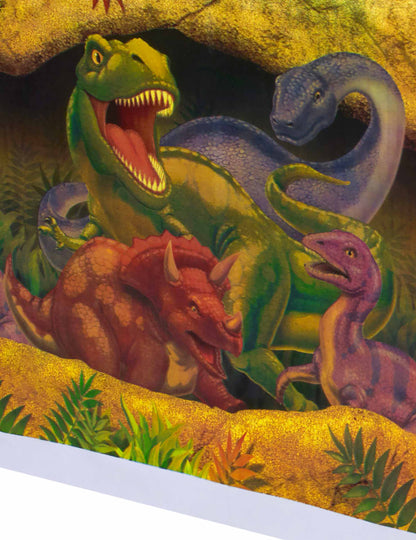 Dinozauri de pe masă de plastic de naștere 137 x 274 cm