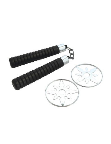 Nunchaku pentru copii și Shurikens în plastic