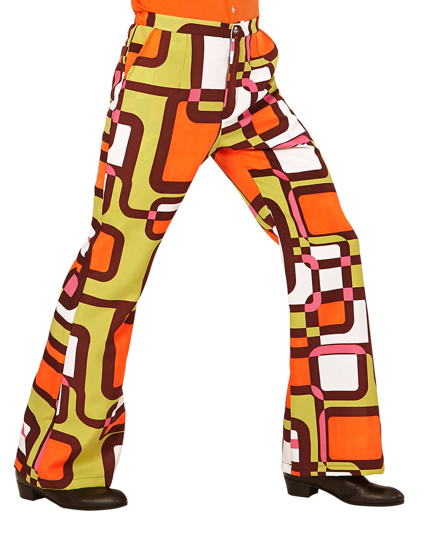 Pantaloni geometrici groovy 70 om omule