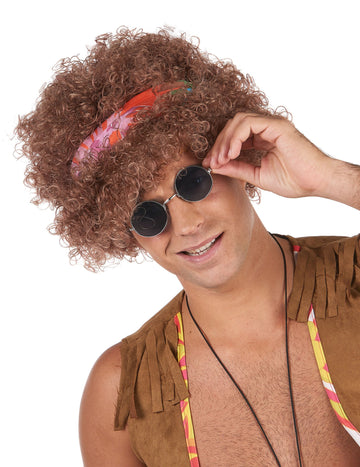 Hippie Man Afro Wig