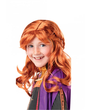 Anna Snow Queen Wig 2 fete