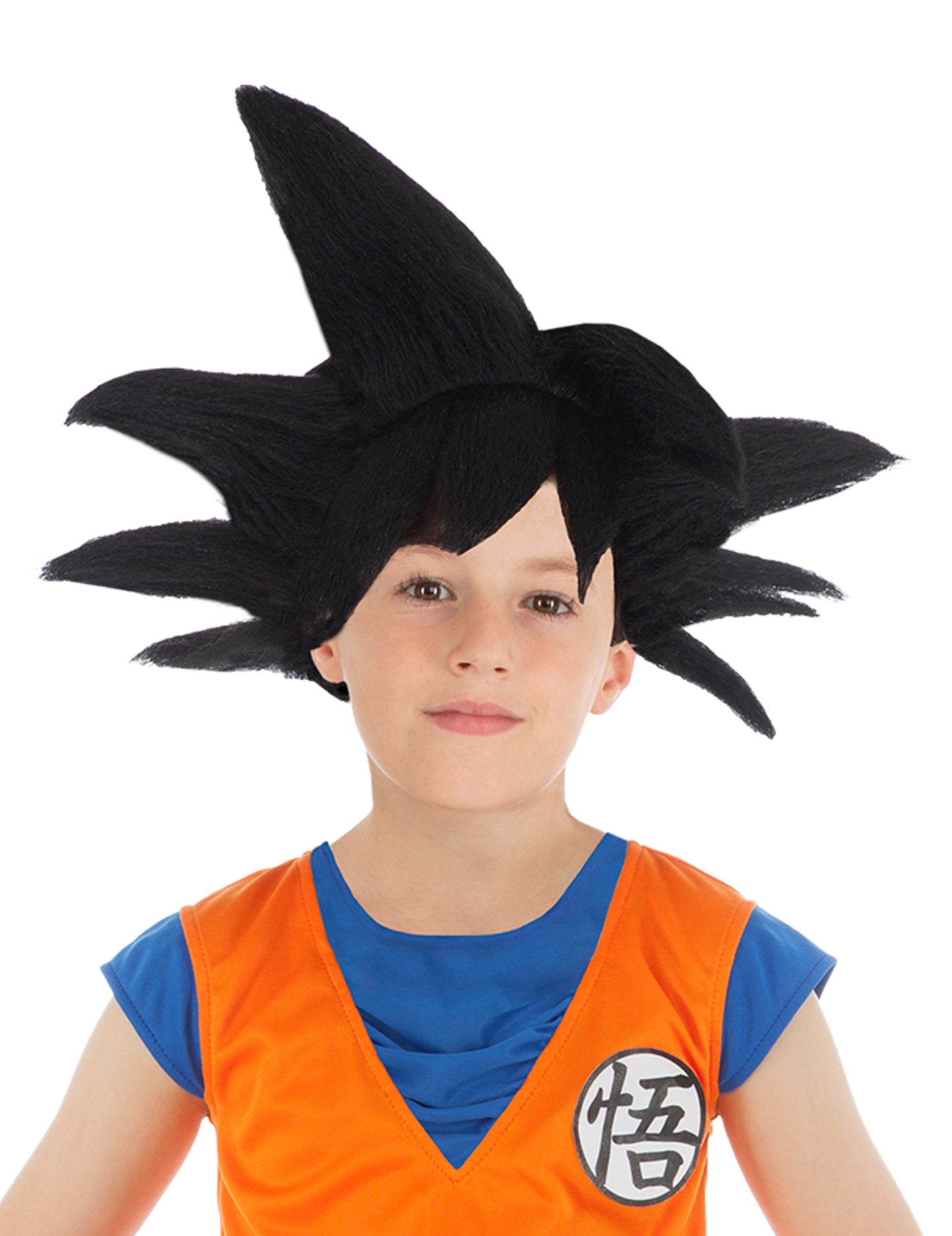 Peruca neagră Goku Saiyan Dragon Ball Z Copii