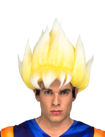 Super Saiyan Goku Dragon Ball peruca pentru adulți