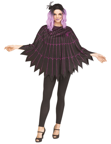 Web Spider pentru femei Poncho Violet