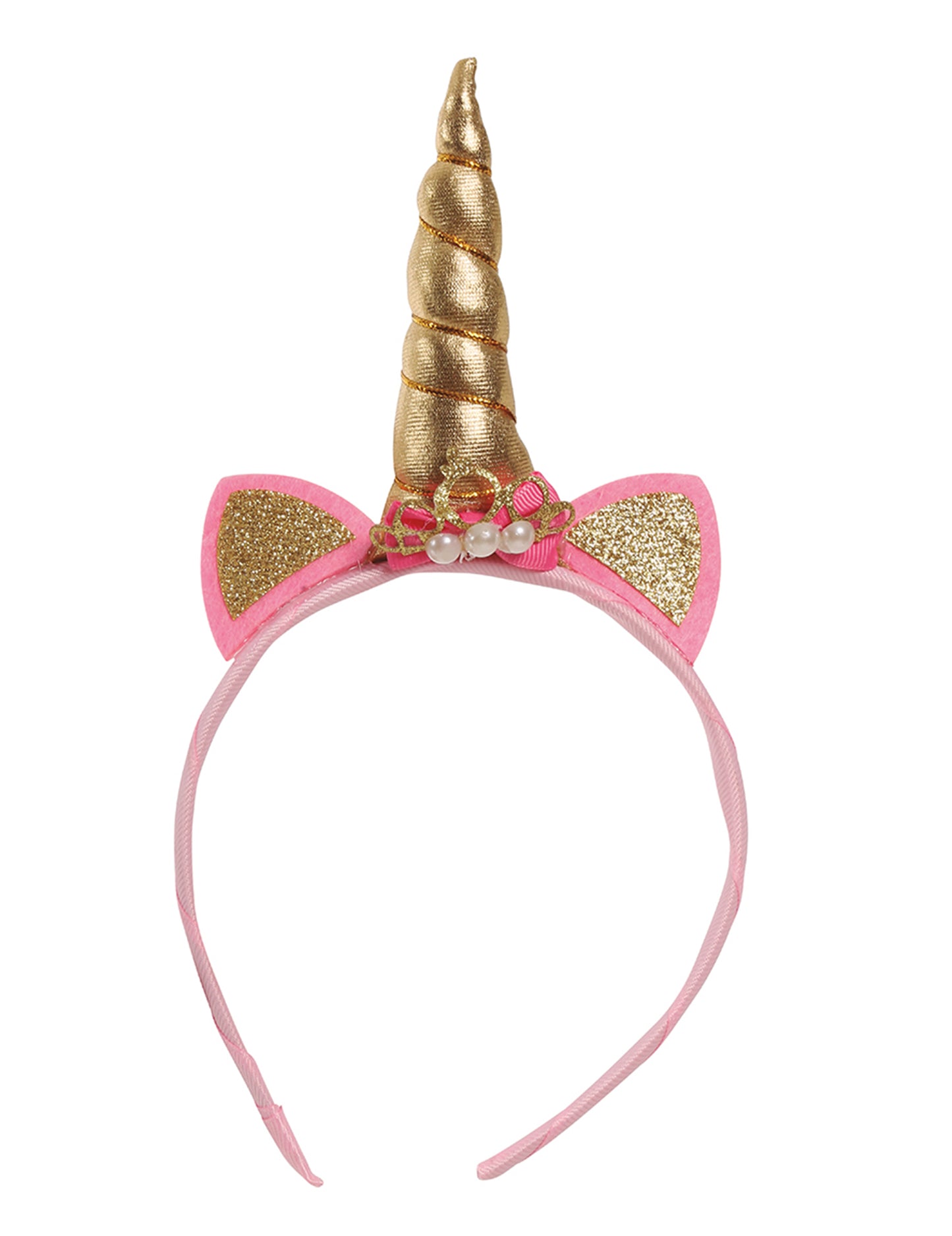 Gold and Pink Childhood Headband