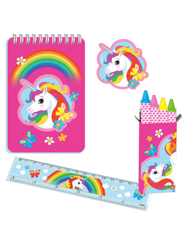 Papetărie set 20 de bucăți unicorn