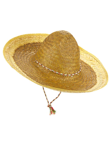 Adult galben sombrero mexican