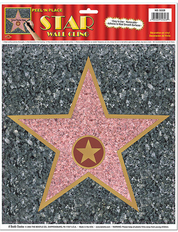 Decorația peretelui stelelor Walk of Fame 27 cm