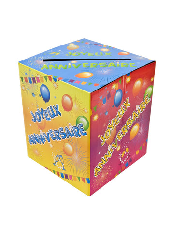 Fiesta Birthday Cardboard Urne 20 x 23 cm